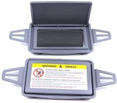BDP182-1 2 piezas de parasol para espejo de maquillaje y cubierta de espejo gris para Mercedes W210 W211 21081025101A21 2118100410