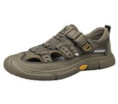 Sandalias de verano a la moda para hombre, sandalias informales para exteriores para hombre, nuevas sandalias cómodas para senderismo y trekking, sandalias de playa, zapatos transpirables 2024 39 gris