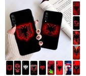 Funda de teléfono con bandera de Albania y águila para Samsung Galaxy A51, A71, A21S, A10, A20S, A20E, A30S, A40, A50, A70, A11, A40, M31, M30S Galaxy A10