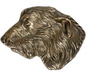 Irish Wolfhound - placa conmemorativa con perro, agradecimiento personalizado, premio, diploma con dedicatoria de la marca Art-Dog marrón