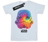 Star Wars Boys Stormtrooper Saturn Helmet T-Shirt 9-11 Years blanco
