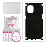 apgo Protective Skin Sticker for the back+sides compatible with Oppo Find X3 Pro, Full Wrap Film, Foil, Vinyl - Pattern Matrix