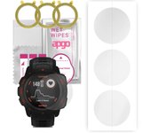 3x apgo Hydrogel Screen Protector for Garmin instinct esport edition, Hydrogel Film, with positioning layer easy installation