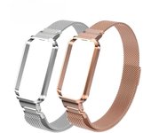 Correa de bucle magnético para Xiaomi Smart Band 8, funda protectora de reloj activa, pulsera de Metal de lujo para Mi Band 8 Active Xiaomi band 8 Active plata