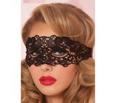 1 pieza de lencería sexy para mujer, babydoll de encaje negro hueco, disfraces eróticos, máscaras de fiesta de cosplay, 27 x 10 cm negro