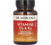 Dr. Mercola, Vitamin D3 & K2, 30 capsules