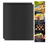 2 protectores de horno grandes para hornos eléctricos y de gas, antiadherentes, reutilizables, de fibra de vidrio, resistentes al calor, para parrilla de horno 33cm 2pcs