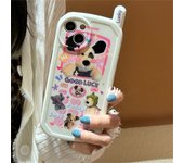 Corea linda caricatura felpa cachorro muñeca teléfono caso de diseño para iphone 14 13 12 11 Pro Max encantador a prueba de golpes suave cubierta trasera Funda For iPhone 11Pro Max