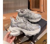 Zapatillas deportivas para mujer Tendencias 2024 Nuevos zapatos casuales para mujer Zapatillas de plataforma Zapatos casuales vintage cómodos para mujer Zapatillas de lujo 36 plata