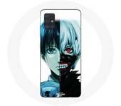Coque pour Samsung Galaxy A51 5G Tokyo Ghoul Visage Moitié