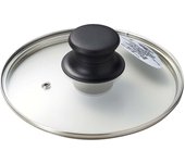 Tapa de olla de vidrio PEARL METAL 18cm para olla a presión H-9775 plata