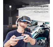 Nuevo adaptador de cable para PS5 VR para consola PS5, conector de mini cámara USB 3.0 para PS VR a adaptador de cable P5 para accesorios PS5 negro