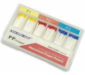 100 unids/pack puntos de papel absorbente Dental para limas materiales dentales cancelación de raíz absorción de endodoncia F1-F3