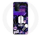 Coque pour Oppo A74 Bangtan Sonyeondan BTS Logo Army Bomb Lightstick