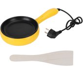 Mini sartén antiadherente de 350 W para freír filetes, panqueques y huevos con espátula de madera