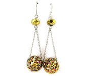 Les Trésors De Lily [M0724] - Boucles créateur 'Sissi' doré oro