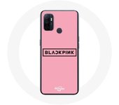 Coque pour Oppo A53 Blackpink Groupe de K-pop Logo Fond Rose