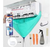 Kit de bolsa de limpieza para aire acondicionado, juego de fundas de limpieza para aire acondicionado a prueba de fugas, tres juegos de kits de limpieza A-1PCS