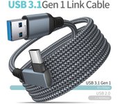 Cable de enlace VR de 5 Gbps para transferencia de datos de alta velocidad, apto para juegos con cascos de realidad virtual (VR) 300cm