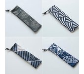Bolsa de cubiertos reutilizable con cordón para viaje, para vajilla de cocina, tenedor y cuchara C