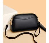 Cross Border 2024 Nuevo bolso de mujer Bolso móvil de verano Desplazamientos Versátil de mano Cartera cero Doble bahía Bolso bandolera de un solo hombro