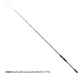 Caña de señuelo SHIMANO 22 Sephia XR Metal Sutte Regular Salt Squid B66MH-S/F negro