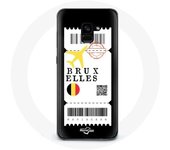 Coque pour Samsung Galaxy A8 Plus Billet d'avion Bruxelles Belgique