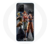 Coque pour Vivo Y21s 2021 / Y21 2021 Sangoku naruto Luffy one piece Dragon Ball z 3D Anime manga - Maniacase