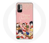 Coque pour Xiaomi Poco M3 Pro Demon slayer merry christmas affiche Anime Manga