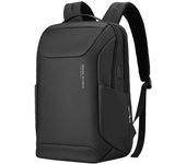 MARK RYDEN Mochila multifunción Bolsillos multicapa Interfaz USB de capa intermedia para computadora portátil independiente negro