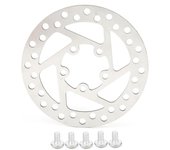 Rotor de freno de disco de bicicleta de 120 mm de acero inoxidable con 5 pernos para Xiaomi M365 Electric