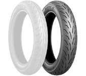 Neumático de motocicleta BRIDGESTONE BATTLAX SC BIAS trasero 62P sin cámara SCS60018 para motocicleta de dos ruedas 130/70-12 (TL)
