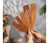 Utensilios de cocina de madera antiadherentes, ecológicos, seguros y resistentes.. Muebles de madera One Size