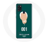 Coque Samsung Galaxy A21S Squid Game Oh Il nam Numéro 001