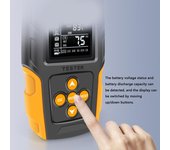 Probador de batería de coche de 12 V/24 V, analizador de batería digital LCD, herramienta de diagnóstico de carga de coche, SOH SOC CCA, medición IR para coche, camión, motocicleta varios colores