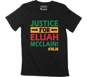 ULTRABASIC Justice Elijah Mcclain Black Life Matter Camiseta para hombre Ropa Camiseta gráfica XS negro