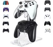 Soporte universal para mando de juego de 2 niveles, para PS5, PS4, SWITCH, PC y XBOX ONE [TKS Stars] (Claro)