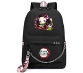 Mochila de Anime Demon Slayer para la vuelta al cole, mochila kawaii, mochila para estudiantes, mochila de viaje para niños, niñas y mujeres