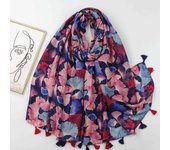 2024 Primavera y otoño invierno nuevo algodón y cáñamo bufanda larga y fina viaje versátil protector solar chal cálido para mujeres 88*180cm rojo rosa