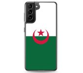 Coque Téléphone - Samsung - Galaxy S21 Ultra - Drapeau Algérie - Souple - Multicolore