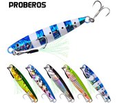 Señuelo luminoso de largo alcance, cebo de Metal para peces, pesca en el mar, cebo falso biónico, cebo sumergido 24G