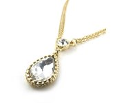 Les Trésors De Lily [N0794] - Collar de diseñador 'Sissi' oro blanco oro