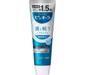 KAO Puora Medicated Clean Mint Tubo de pie de tamaño grande de 170 g (Cuasi droga) Pasta dental para la prevención de caries Aplique una cantidad adecuada al cepillo de dientes, limpie