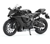 1:12 R1 Modelo de aleación de motocicleta Amortiguador de rueda trasera Simulación Modelo de aleación Adornos Juguetes para niños 18*6.5*10.5CM negro