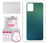 Adhesivo protector trasero apgo compatible con T-Mobile Revvl 6 Pro 5G, lámina de vinilo - Patrón Camaleón Carbono CAKA1