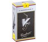 Caña para saxofón alto Vandoren V.12 Dureza: 3 (10 piezas)