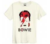 Amplified Camiseta unisex para adultos Aladdin Sane David Bowie Vintage XXL blanco