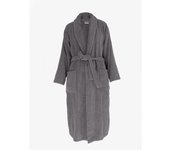 Peignoir col châle Eponge coton 380 gr/m²  Naïa  Vent du sud - Ardoise - Taille XL