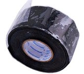 Manguera de silicona negra Zmart, resistente al agua, de alto rendimiento, para reparación, unión, rescate y autofusión. negro