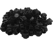 200pcs Vasos para Tinta de Tatuaje Forma de Panal Evitan Caídas Empalmables Vasos para Pigmento de Microblading púrpura